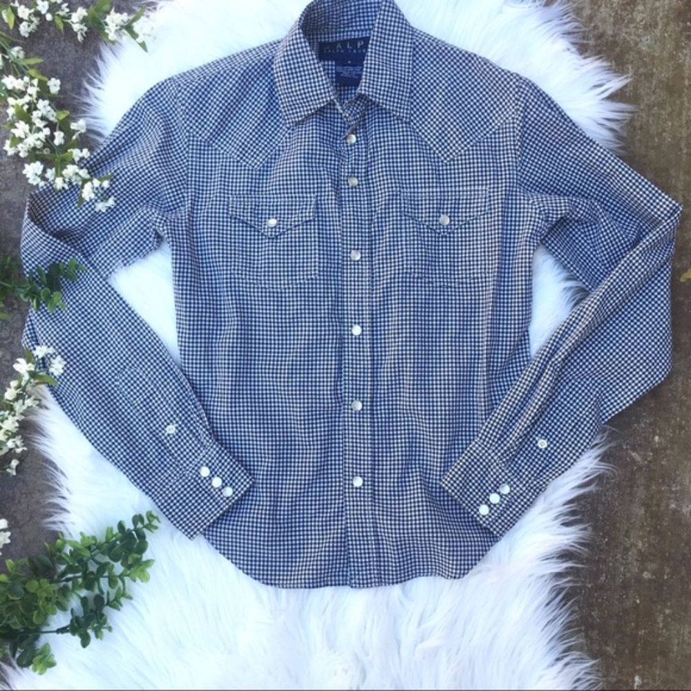 Ralph Lauren Blue Label Gingham Top